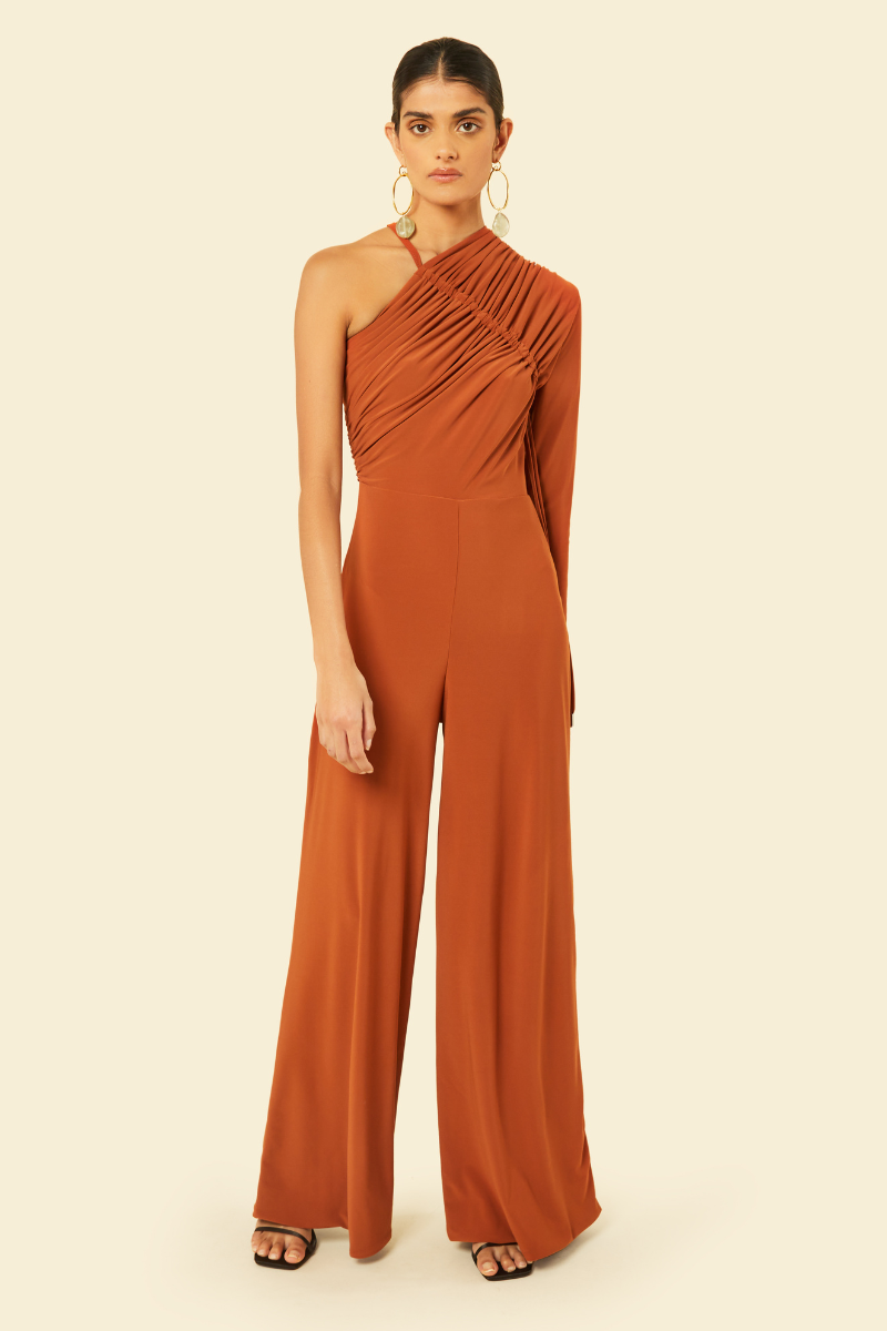 IVY JUMPSUIT IN ORANGE - CULT MIA