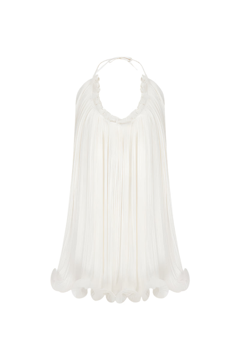 SWAN MINI DRESS IN WHITE - CULT MIA