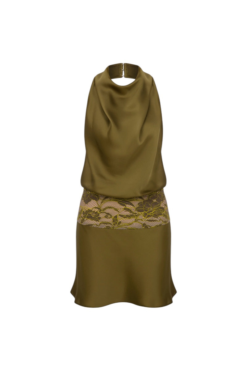 ILA ALESSIA DRESS IN KHAKI
