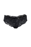 Black Ellipse Vintage Cheeky Panty from Ellipse Lingerie, featuring classic underwear style and comfortable fit.
