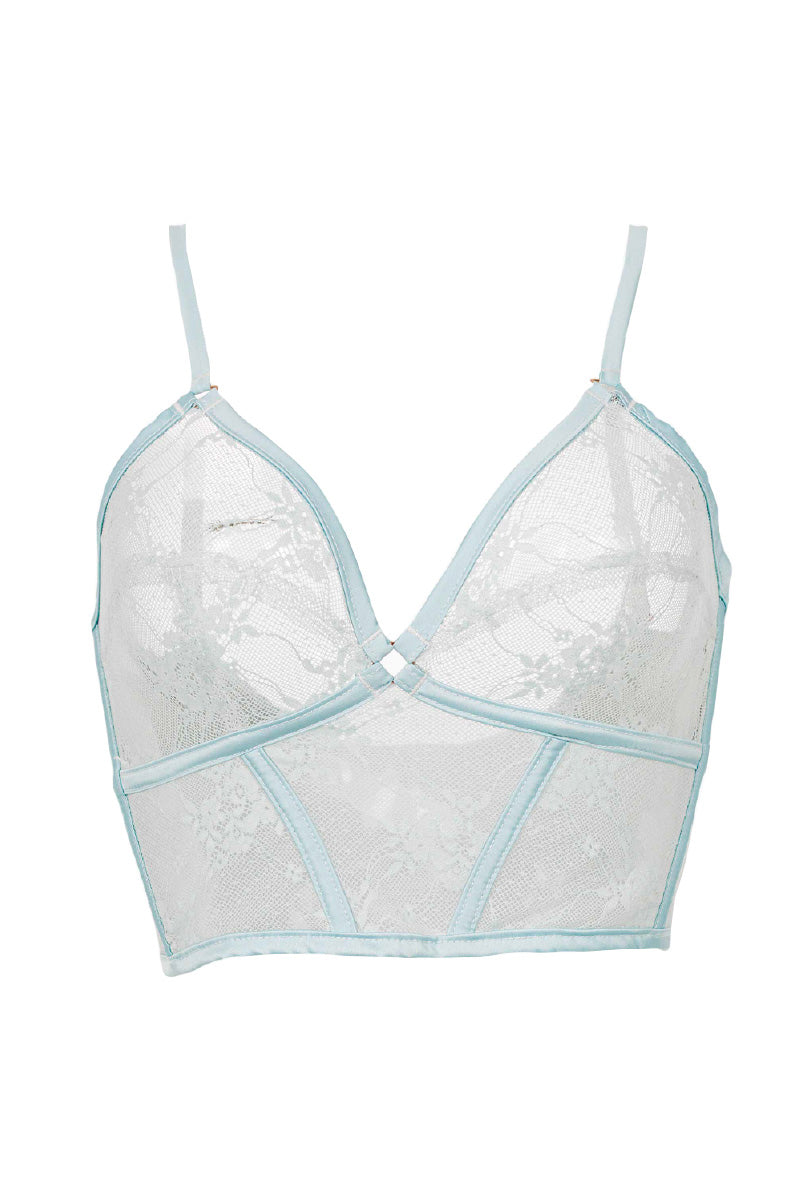 ELLIPSE ORIGIN BUSTIER IN BLUE