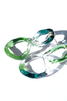 INTERCONEXION M EARRINGS IN GREENS