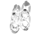 INTERCONEXION M EARRINGS IN TRANSPARENT
