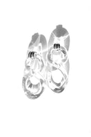 INTERCONEXION M EARRINGS IN TRANSPARENT