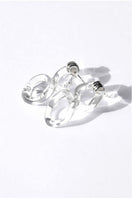 INTERCONEXION M EARRINGS IN TRANSPARENT
