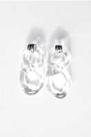 INTERCONEXION M EARRINGS IN TRANSPARENT
