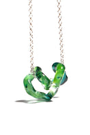 INTERCONEXION PENDANT IN GREEN