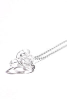 INTERCONEXION PENDANT IN TRANSPARENT