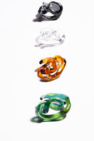 Set of SALVÁREA interconnection rings featuring sleek, interconnected rings in a modern, stylish design.