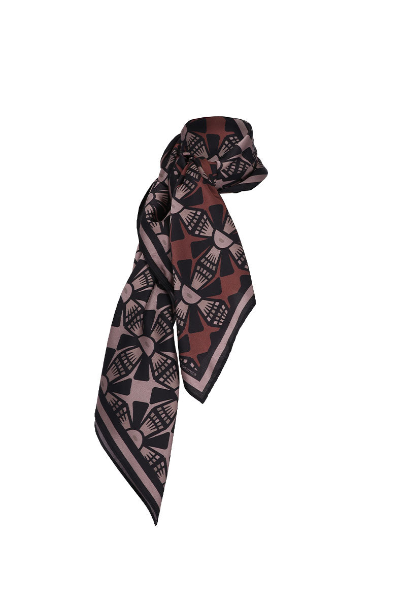 INTI BRONZE SCARF IN MAUVE