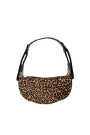 Isidora Malva Amalfi shoulder bag in animal print with front view, featuring a stylish design and textured pattern.