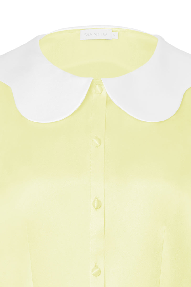 DOLL SHORT PAJAMA SET IN YELLOW - CULT MIA