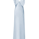 Manito Crete Silk Midi Dress in blue, flowing maxi dress with elegant silk fabric and a stylish, relaxed fit.