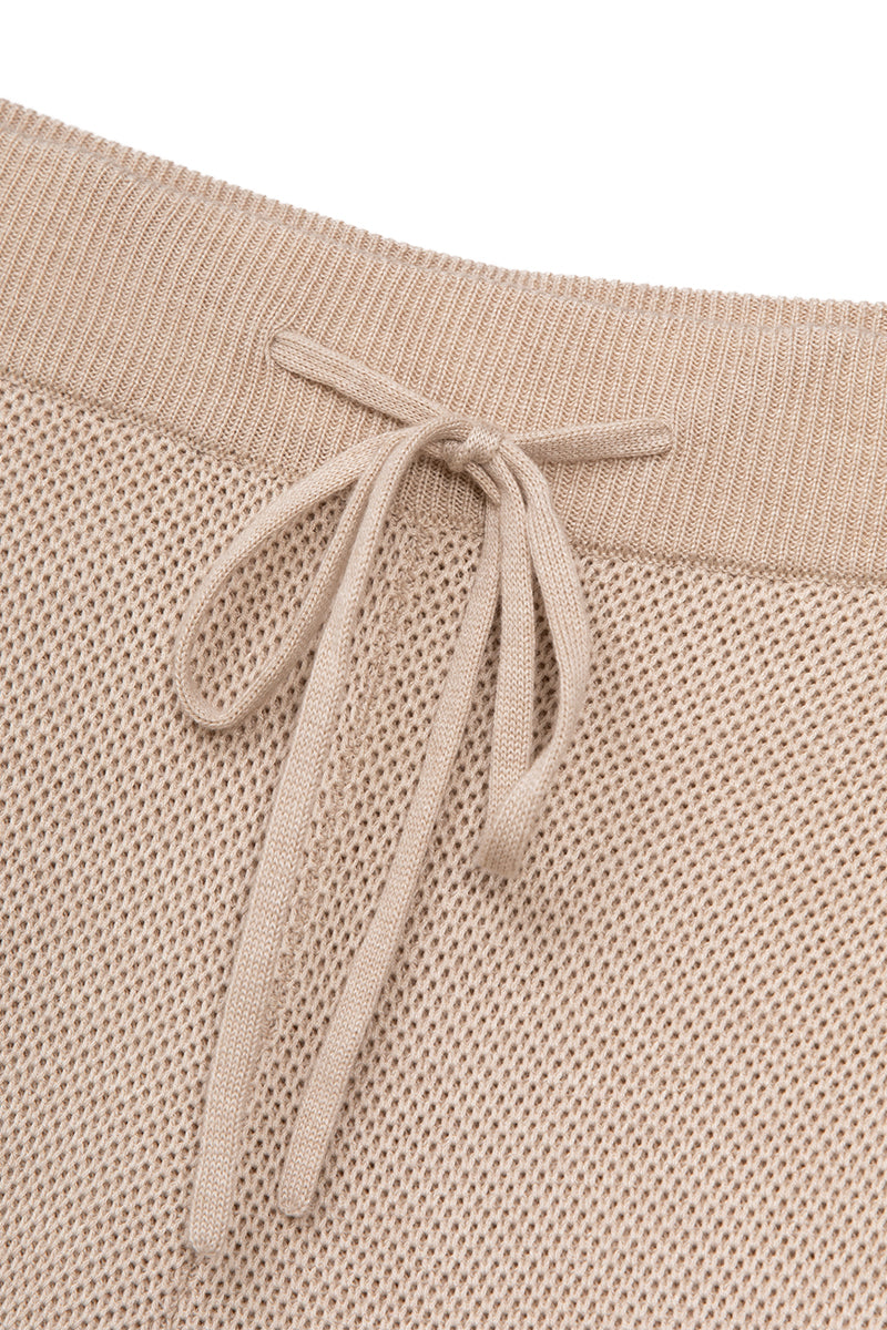 MELLOW SILK CASHMERE SET IN SAND - CULT MIA