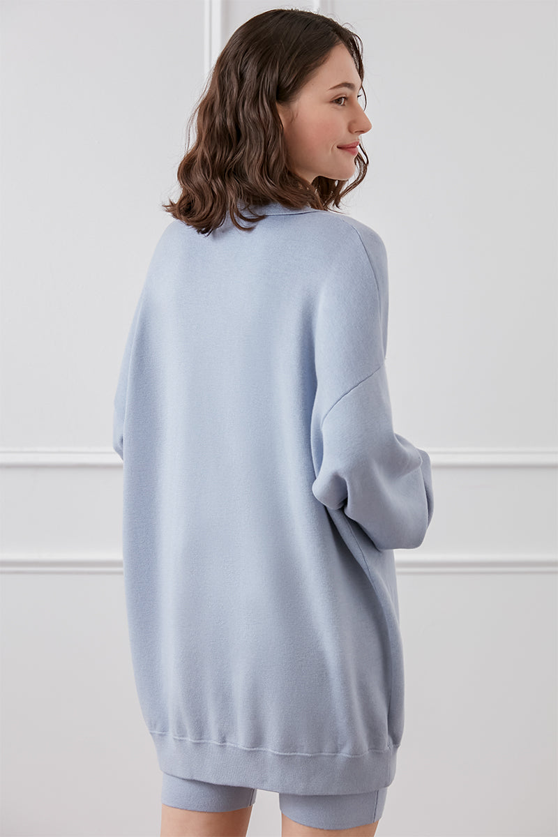 WUNDER SILK CASHMERE TRACKS SET IN PURPLE - CULT MIA