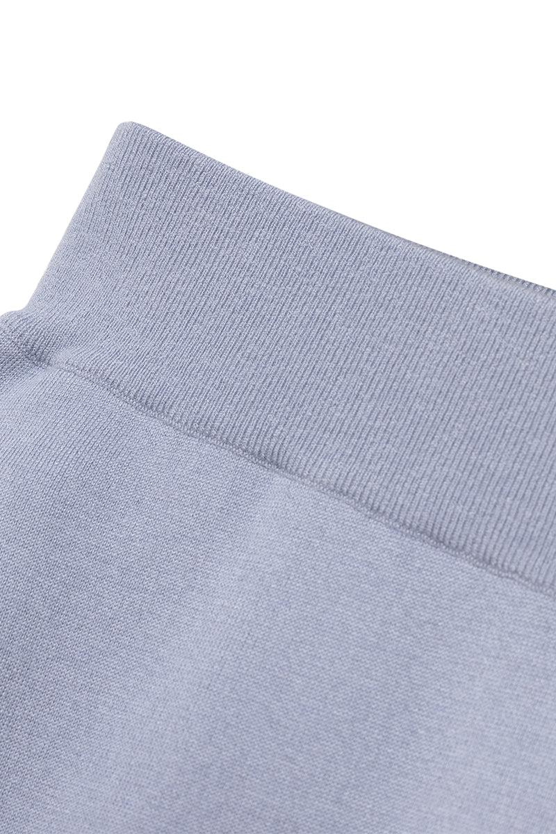 WUNDER SILK CASHMERE TRACKS SET IN PURPLE - CULT MIA