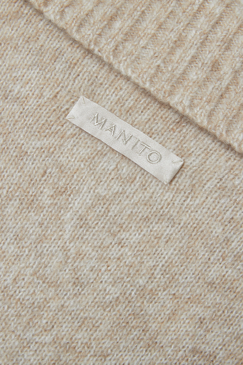 HEATHER SILK CASHMERE PULLOVER IN DUSK - CULT MIA