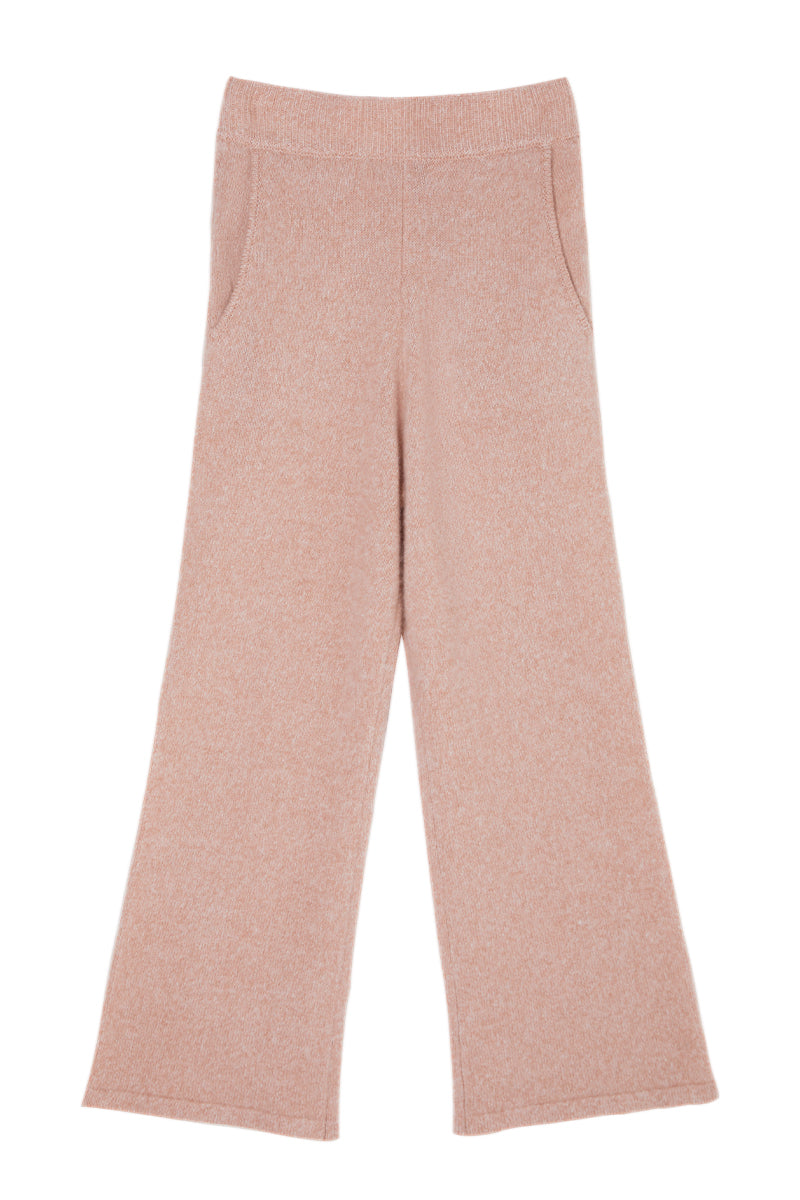 HEATHER SILK CASHMERE PANTS IN PINK - CULT MIA