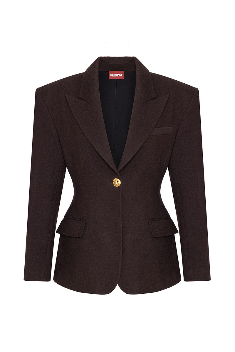 JACQUELINE JACKET IN BLACK BEAN - CULT MIA