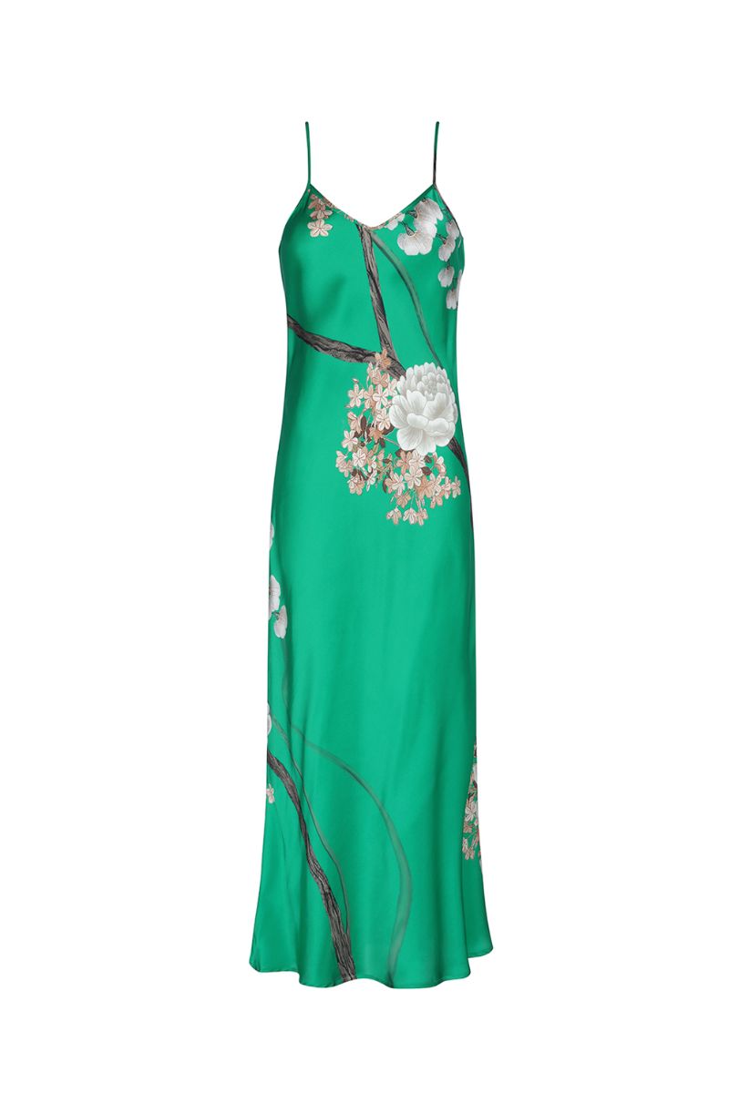 JADE MIDI SLIP DRESS