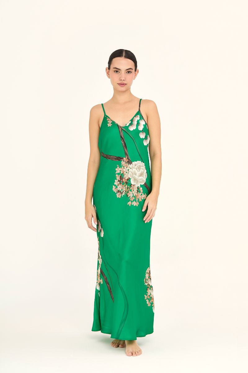 JADE MIDI SLIP DRESS