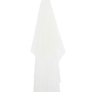 Bridal short veil from JC Pajares, a delicate hair accessory with lace edging, suitable for wedding hairstyles.