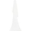 Long bridal veil with delicate lace edges, styled as a hair accessory from JC Pajares, perfect for wedding hairstyles.