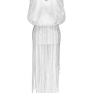 Light pink ZERA mini dress by JOSÉPHINE featuring a fitted silhouette and stylish short sleeves, displayed on a mannequin.