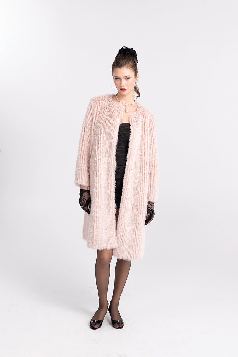 J'ADORE FAUX FUR LONG COAT - CULT MIA