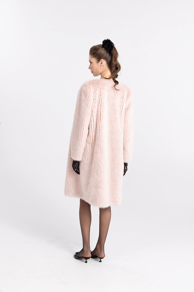 J'ADORE FAUX FUR LONG COAT - CULT MIA