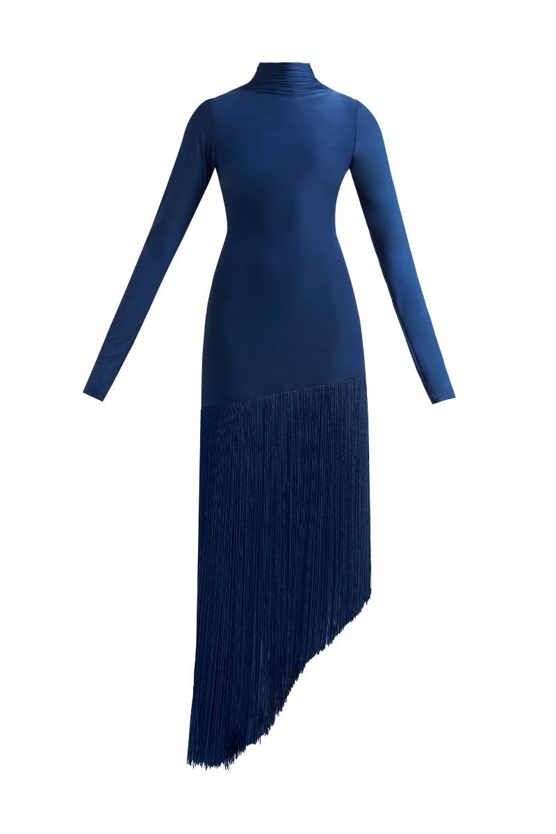JADE MAXI DRESS IN NAVY BLUE - CULT MIA
