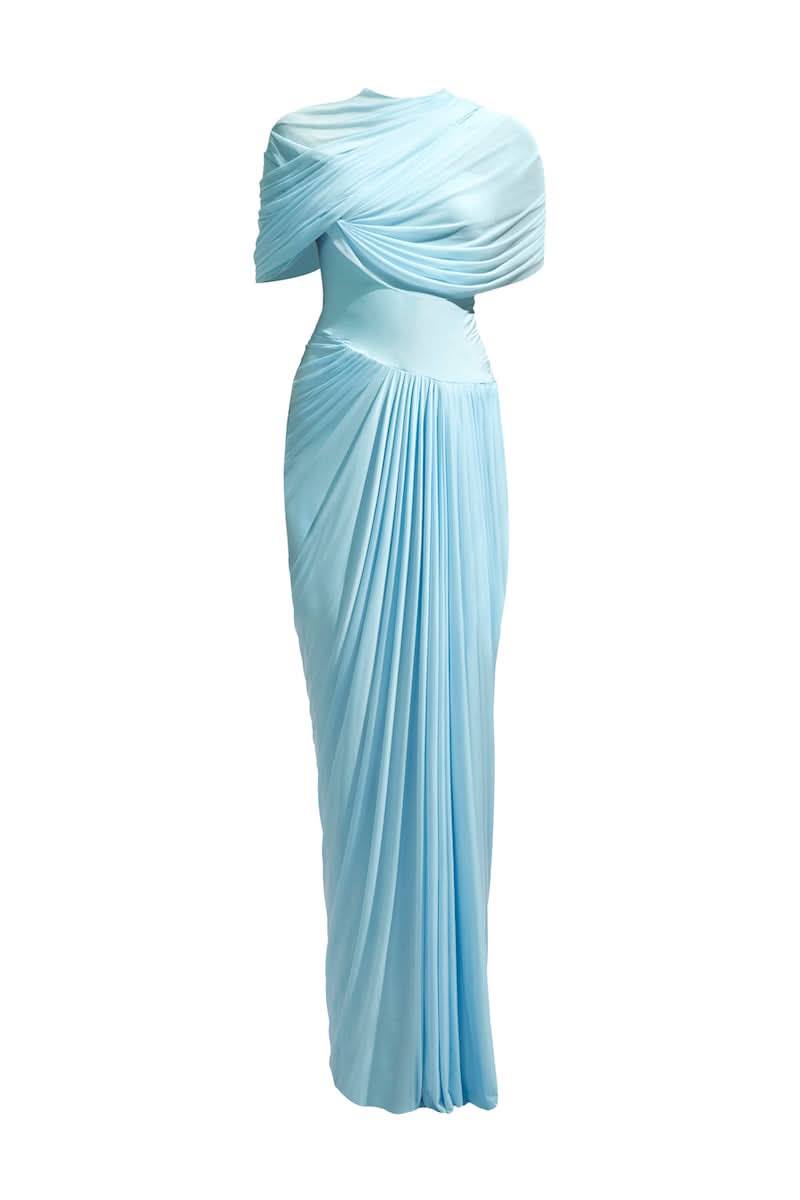 JASMINE BABY BLUE MAXI DRESS - CULT MIA
