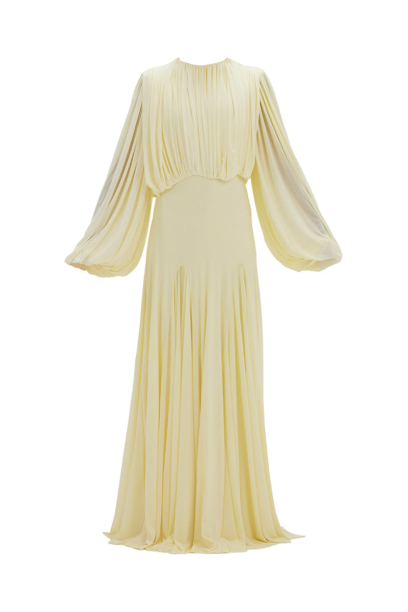 Deme By Gabriella Jeanie maxi dress featuring a flowy silhouette and floral print, perfect for casual or summer wear.