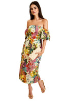 Mestiza New York Josephine convertible midi dress in soft fabric, featuring a stylish neckline and elegant silhouette.