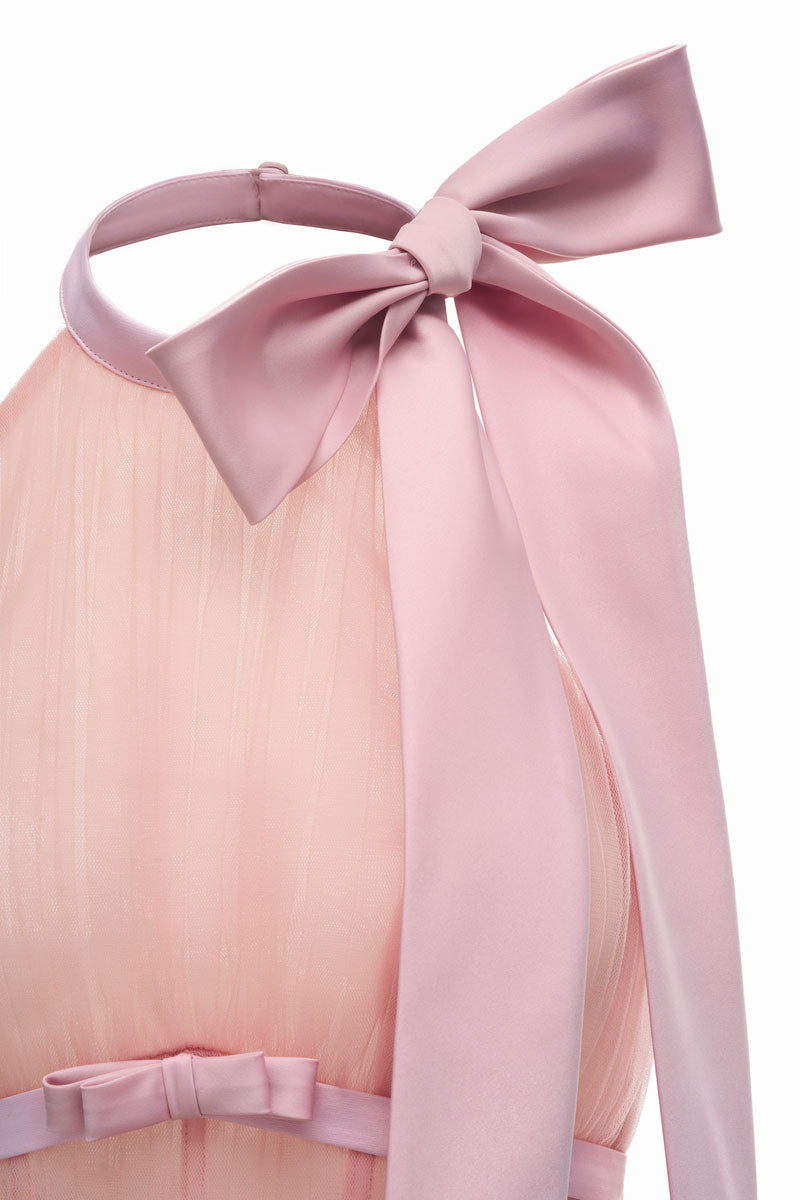 Pink Bliss dress by Joséphine, a flowy maxi dress with a relaxed fit and elegant design, perfect for summer wear.