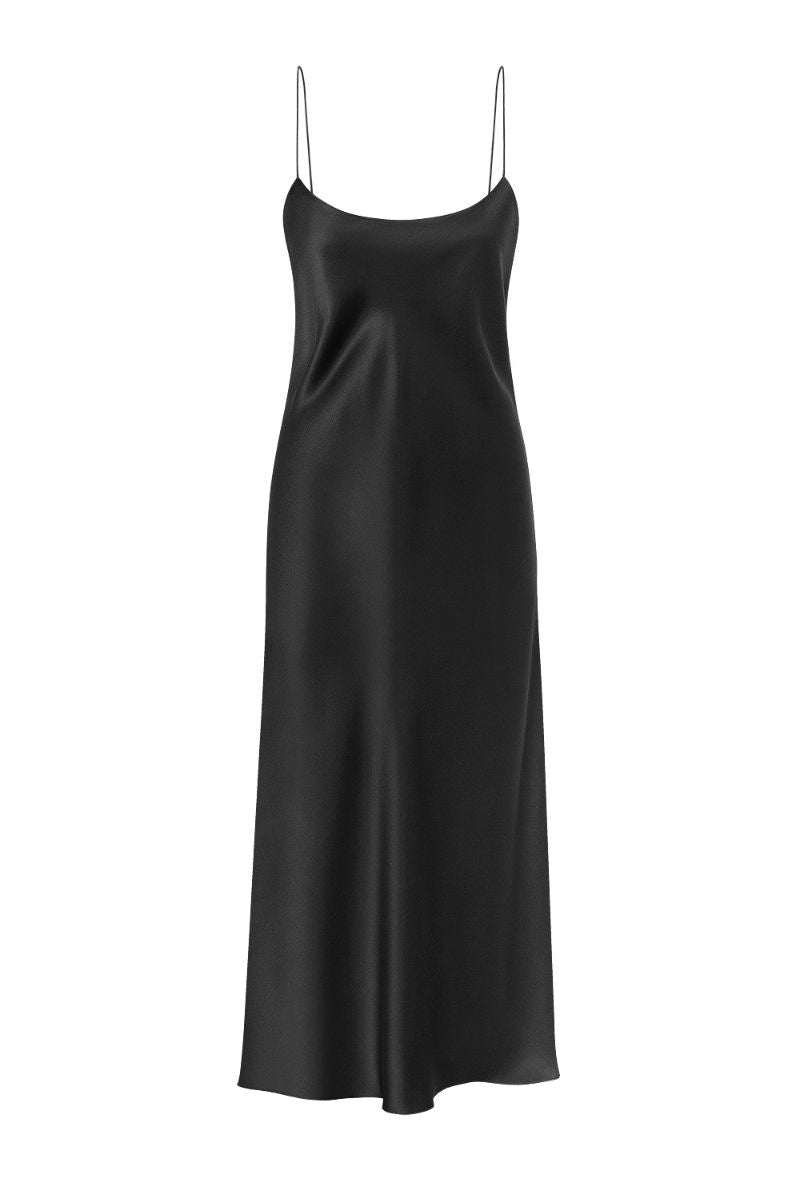 JOSEY BLACK MIDI DRESS - CULT MIA