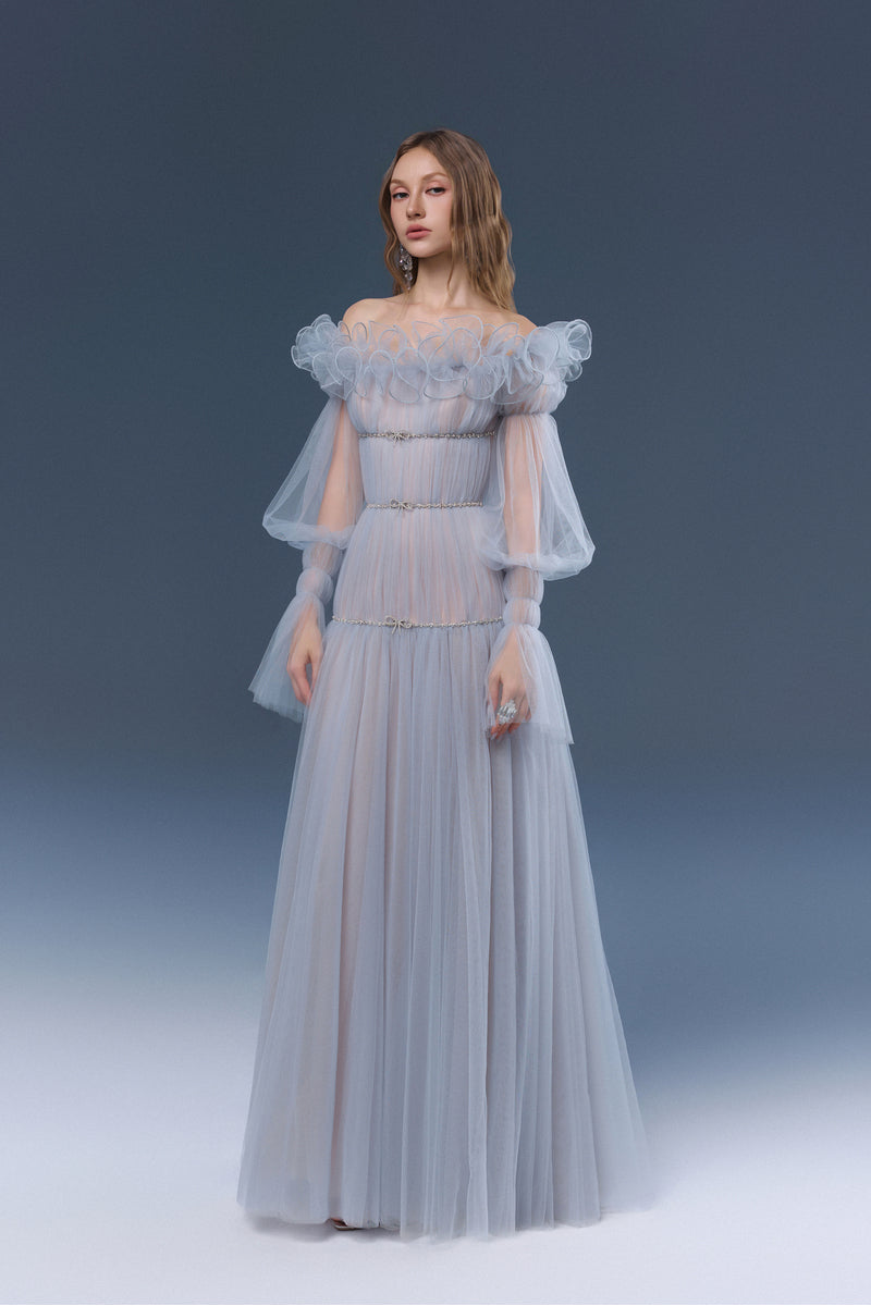AURORA DRESS IN BLUE