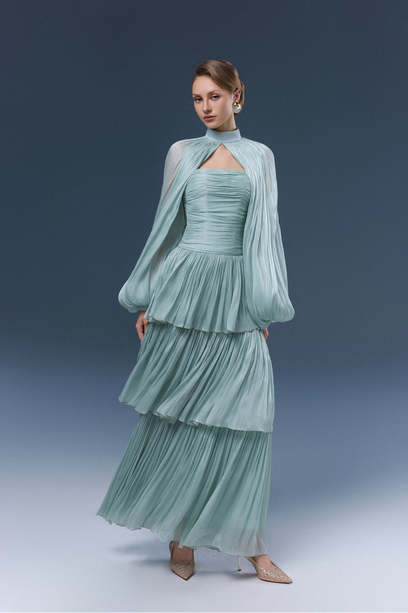 ALZIRA DRESS IN BLUE