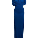 Deme By Gabriella Judy cobalt blue co-ord set featuring a matching top and pants, stylish and vibrant for casual or dressy wear.