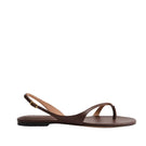 Kolane Esme tobacco-colored sandals with open toes and ankle straps, stylish and comfortable for casual wear.