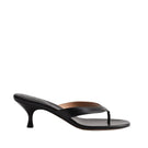 Black Kolane Annie Sandals size 45 with open toe design and adjustable straps, showcasing stylish summer footwear.