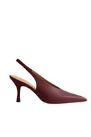 Kolane Dolly Sling 70-inch heels in rosewood color, featuring stylish design and comfortable heel height.
