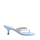 Kolane Annie Sandal 45 in powder blue with open-toe design and minimalist straps, perfect for summer footwear.