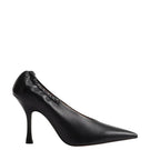 Black Kolane Maya Pump 90 heels with sleek pointed toe and stiletto heel, stylish and elegant footwear for formal occasions.