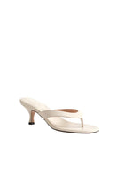 Kolane Annie Sandal 45 in Ivory, stylish open-toe sandals with ankle straps and a comfortable block heel.