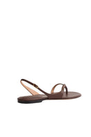 Kolane Esme sandal in tobacco color, stylish open-toe sandals with ankle strap and low heel, perfect for casual and summer wear.