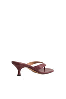 Kolane Annie Sandal 45 in Rosewood featuring a stylish open-toe design and comfortable flat sole.