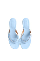 Kolane Annie Sandal 45 in powder blue with open toe and strap design, showcasing stylish women's footwear.