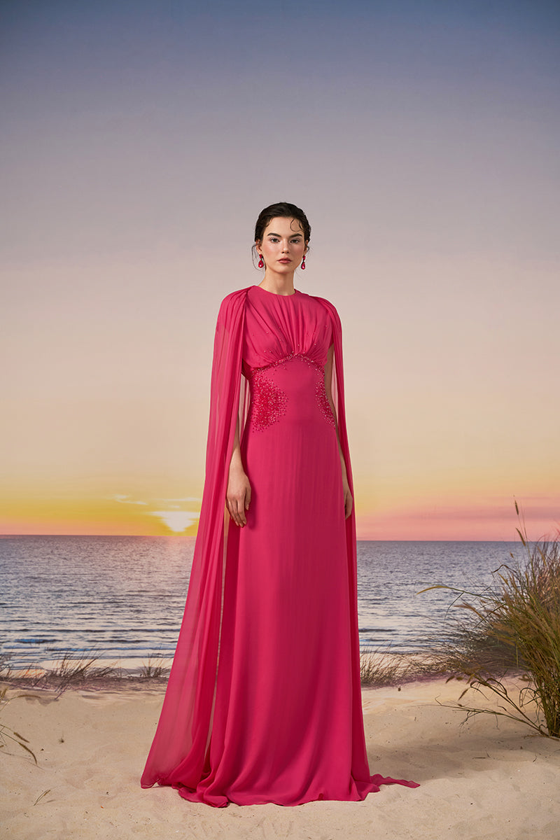 MIRA CHIFFON DRESS IN FUCHSIA | CULT MIA | 21Six MIRA CHIFFON DRESS IN FUCHSIA | CULT MIA | 21Six