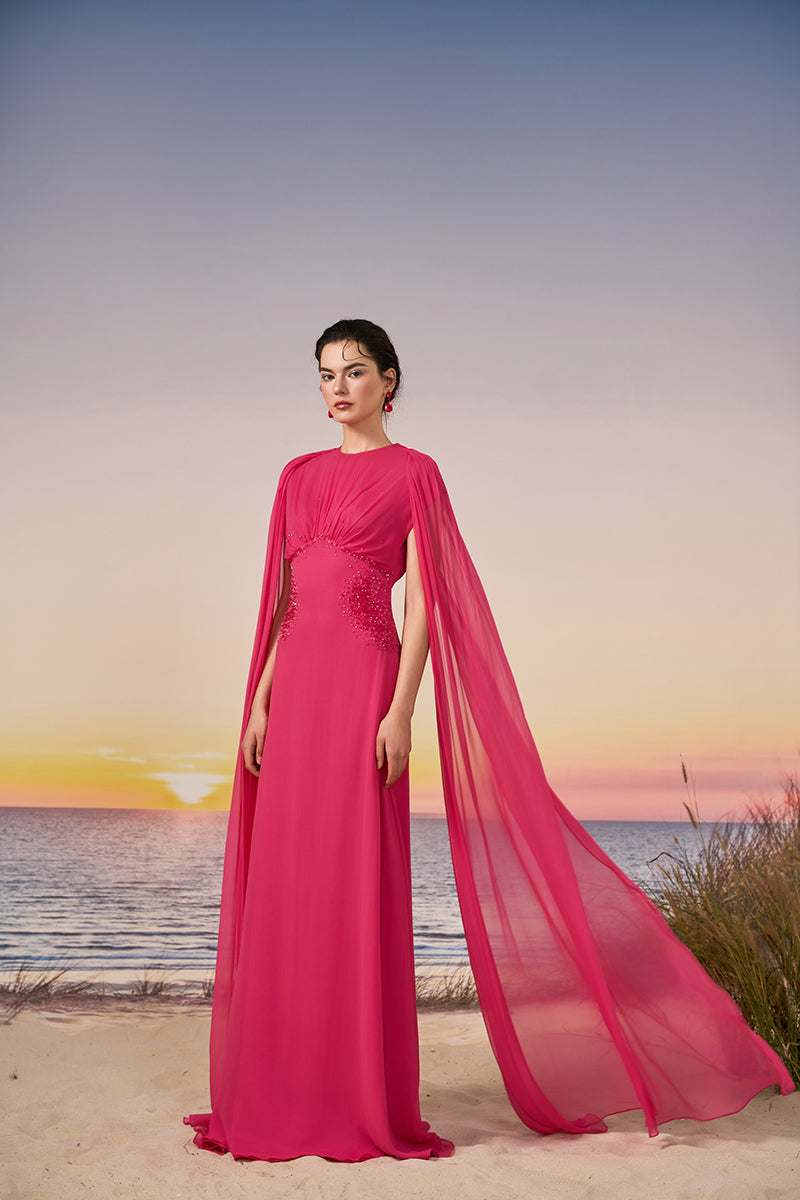 MIRA CHIFFON DRESS IN FUCHSIA | CULT MIA | 21Six MIRA CHIFFON DRESS IN FUCHSIA | CULT MIA | 21Six